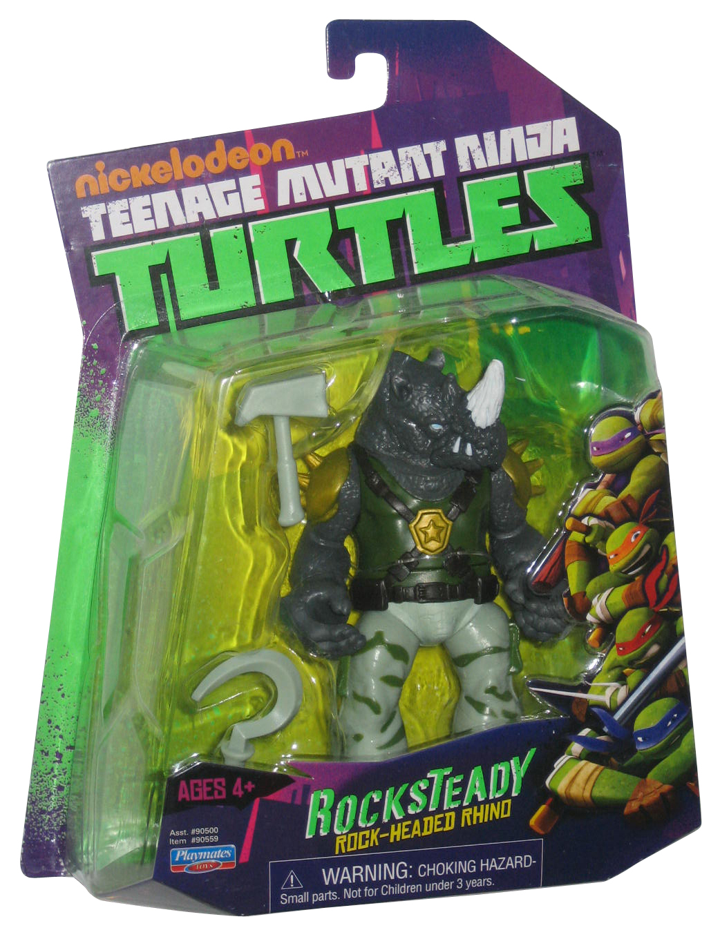 Teenage Mutant Ninja Turtles TMNT (2014) Rocksteady Action Figure | eBay