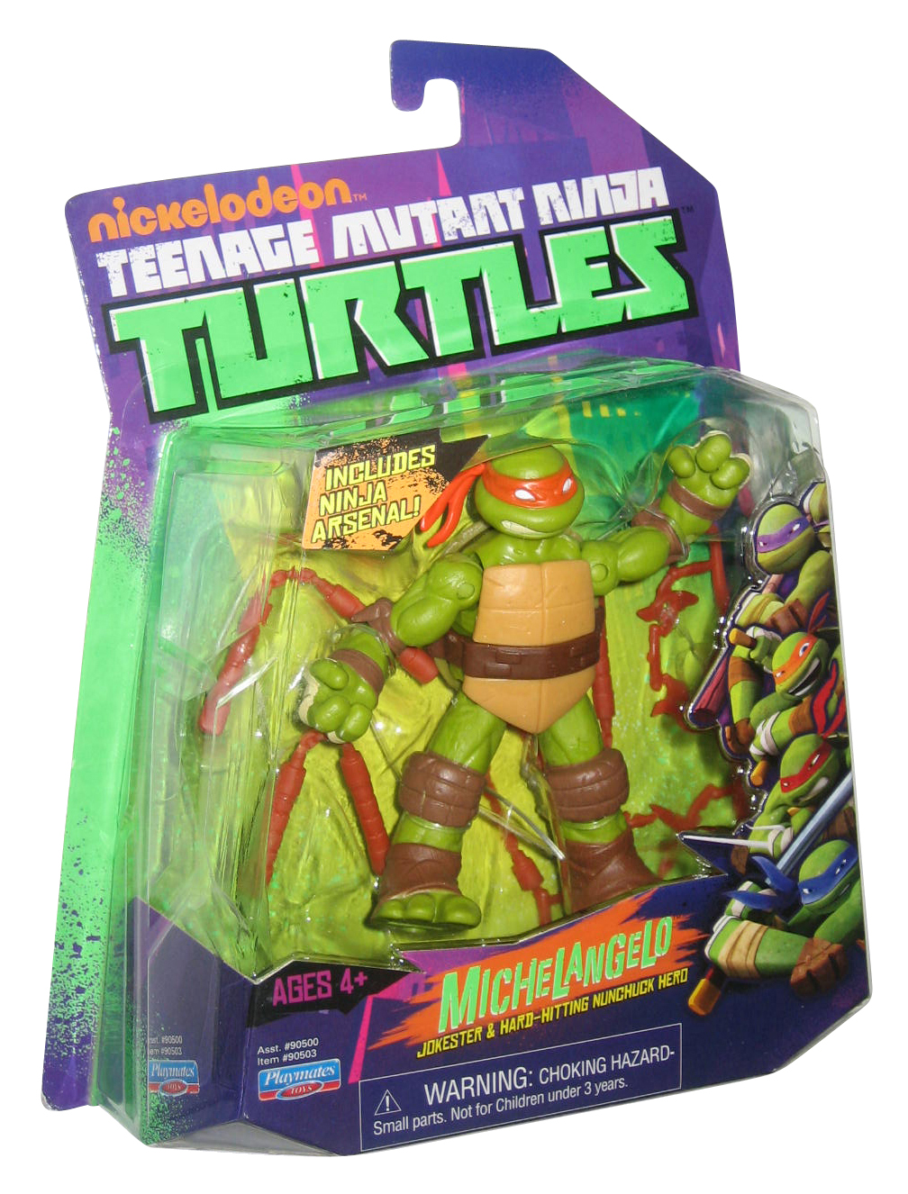 tmnt michelangelo toys around