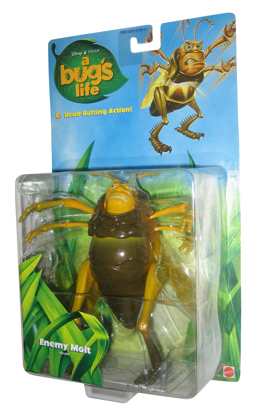 Disney Pixar A Bug's Life Enemy Molt Mattel Grasshopper Action Figure ...