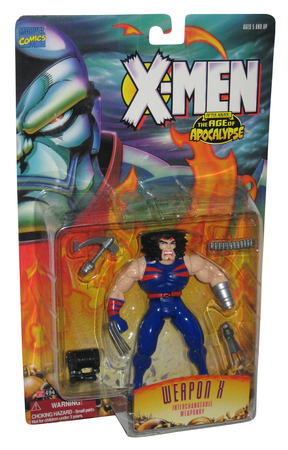Marvel XMen Weapon X Interchangeable Weaponry Toy Biz Figure 35112494133 eBay