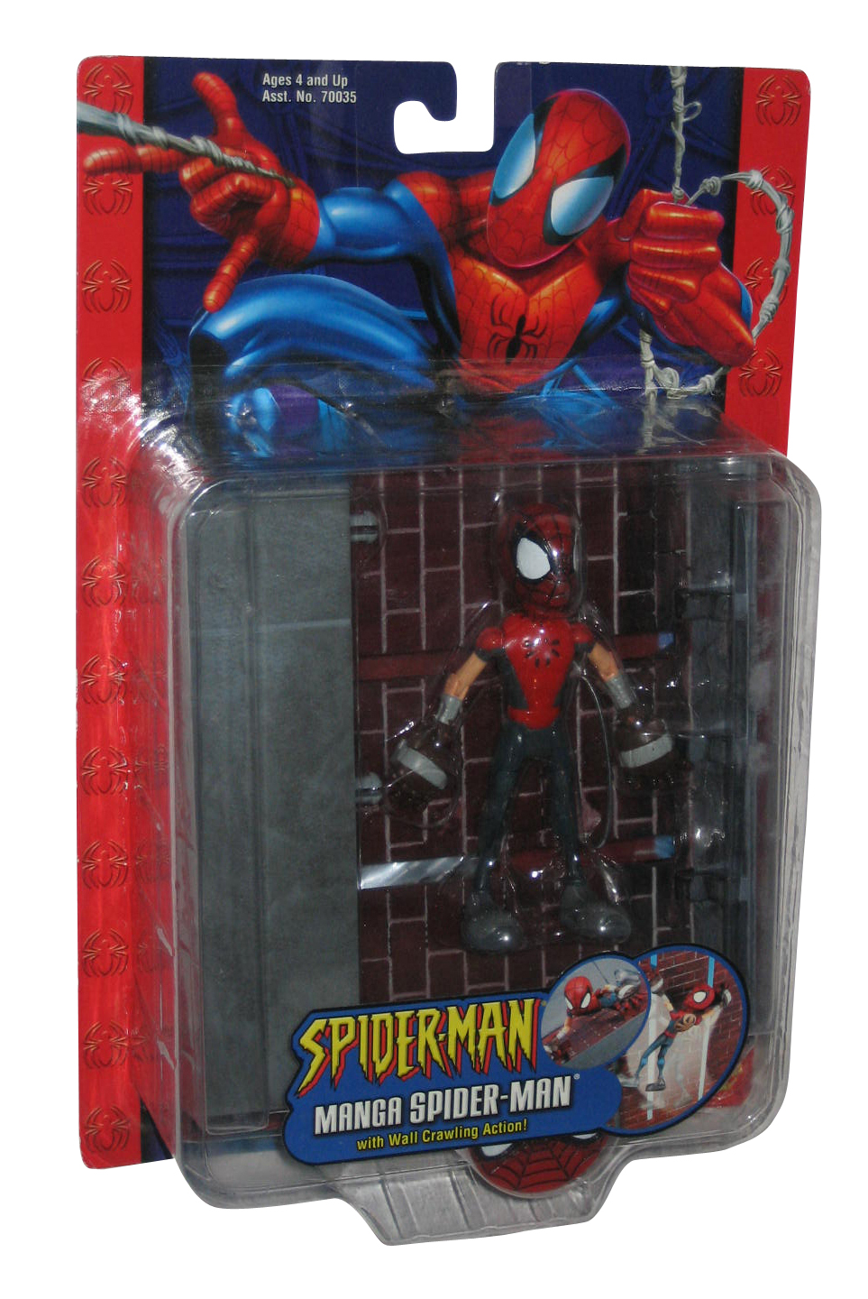 crawling spiderman toy