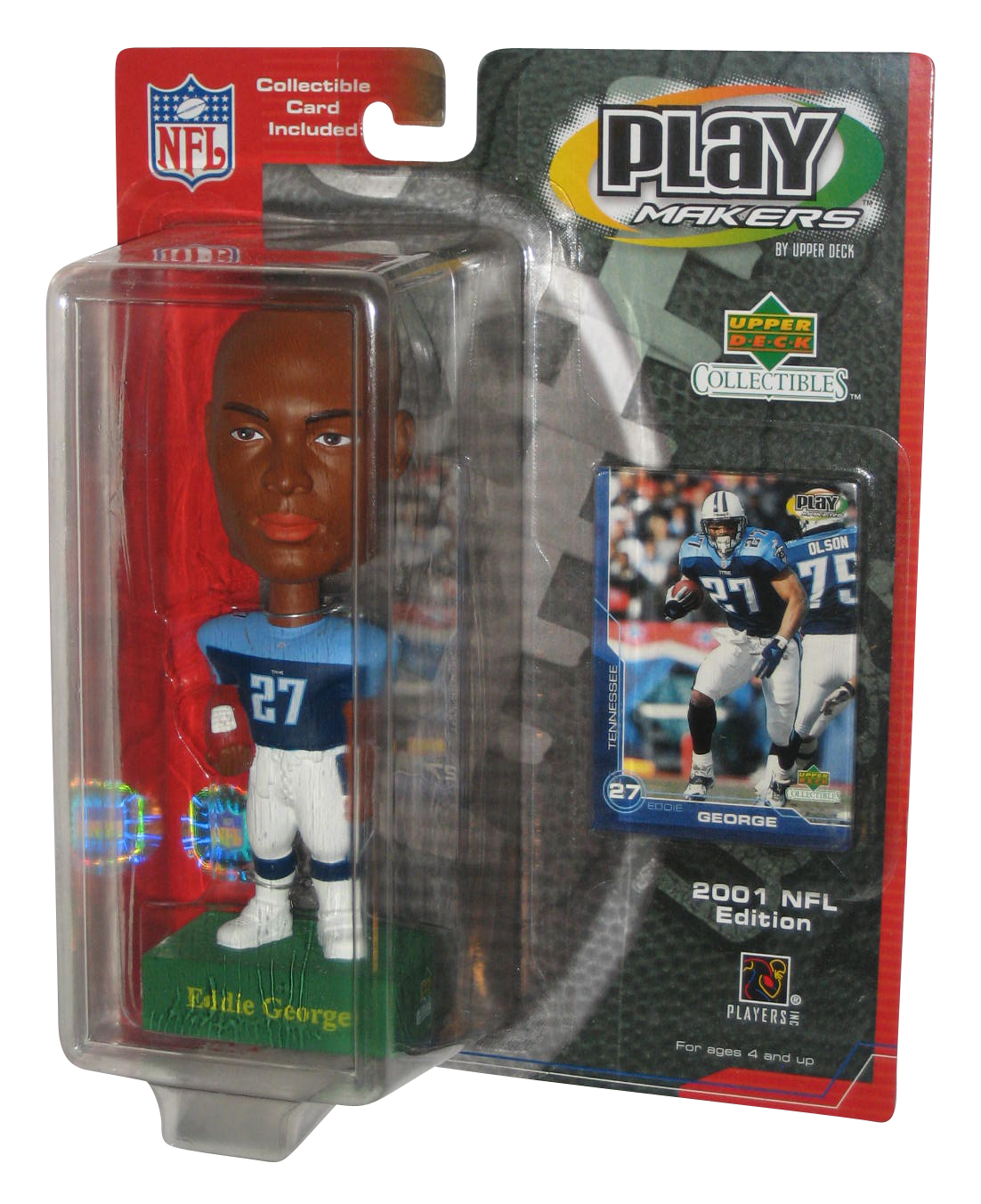 NFL Football Eddie Playmakers Bobblehead Toy Figure eBay