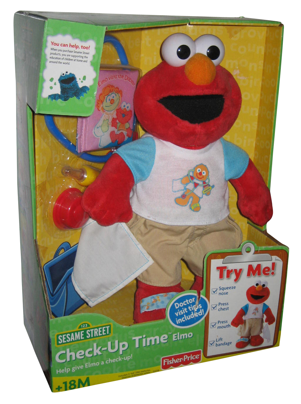 sesame street elmo plush toy