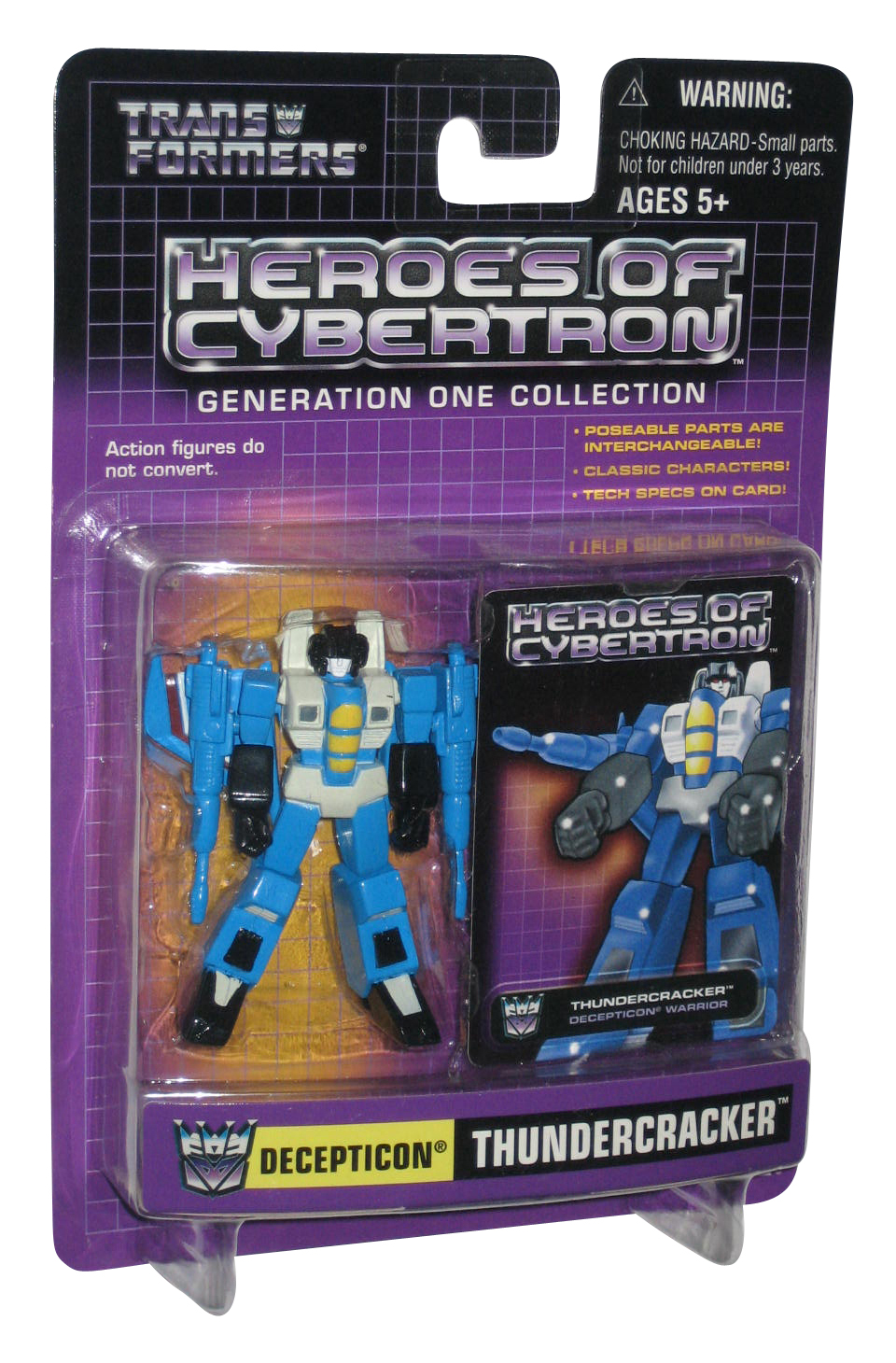 Transformers Heroes of Cybertron G1 Thundercracker Figure 76930271940 ...