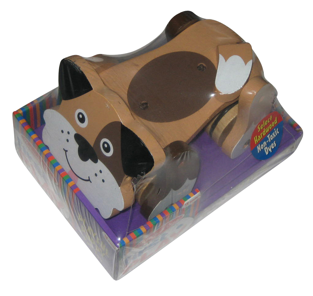 melissa & doug playful puppy pull toy