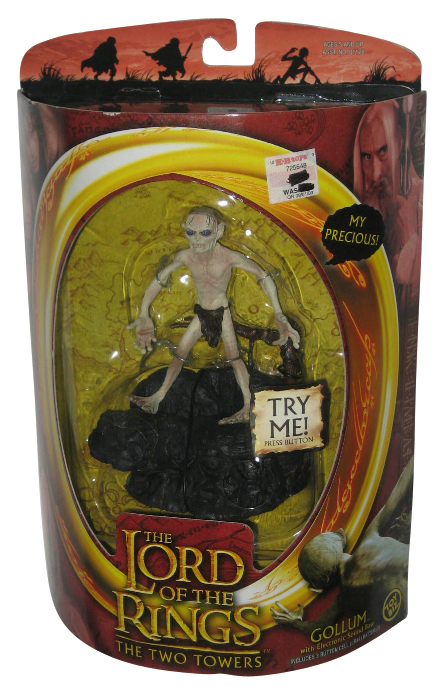 the lord of the rings the two towers gollum statue