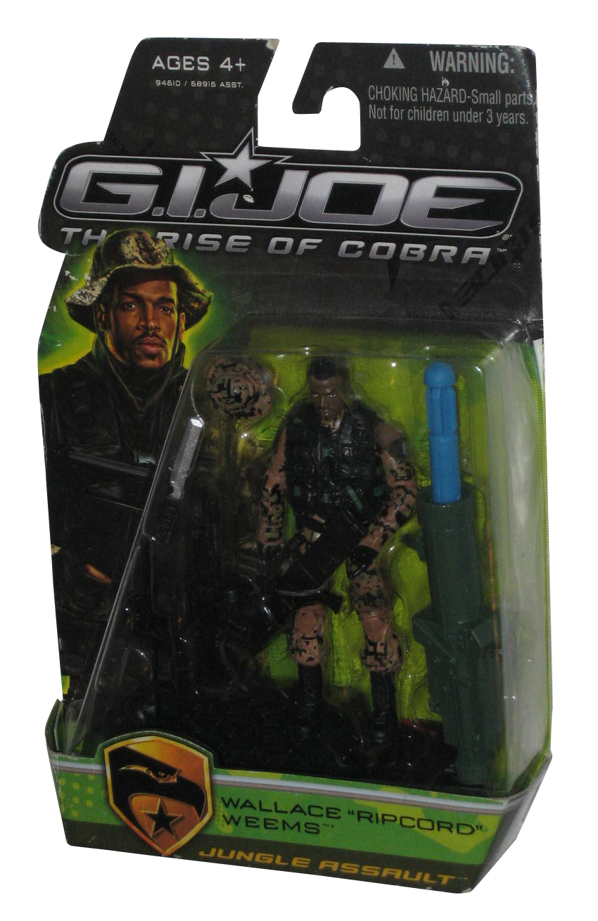 GI Joe Rise of Cobra Wallace Ripcord Weems Jungle Assault 3.75 Inch ...