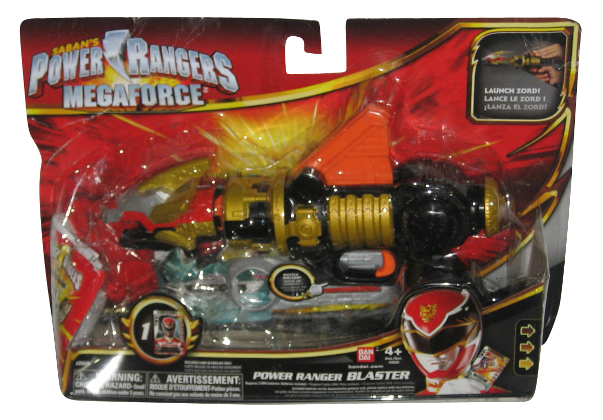 Power Rangers Megaforce (2012) Bandai Red Ranger Blaster Toy | eBay