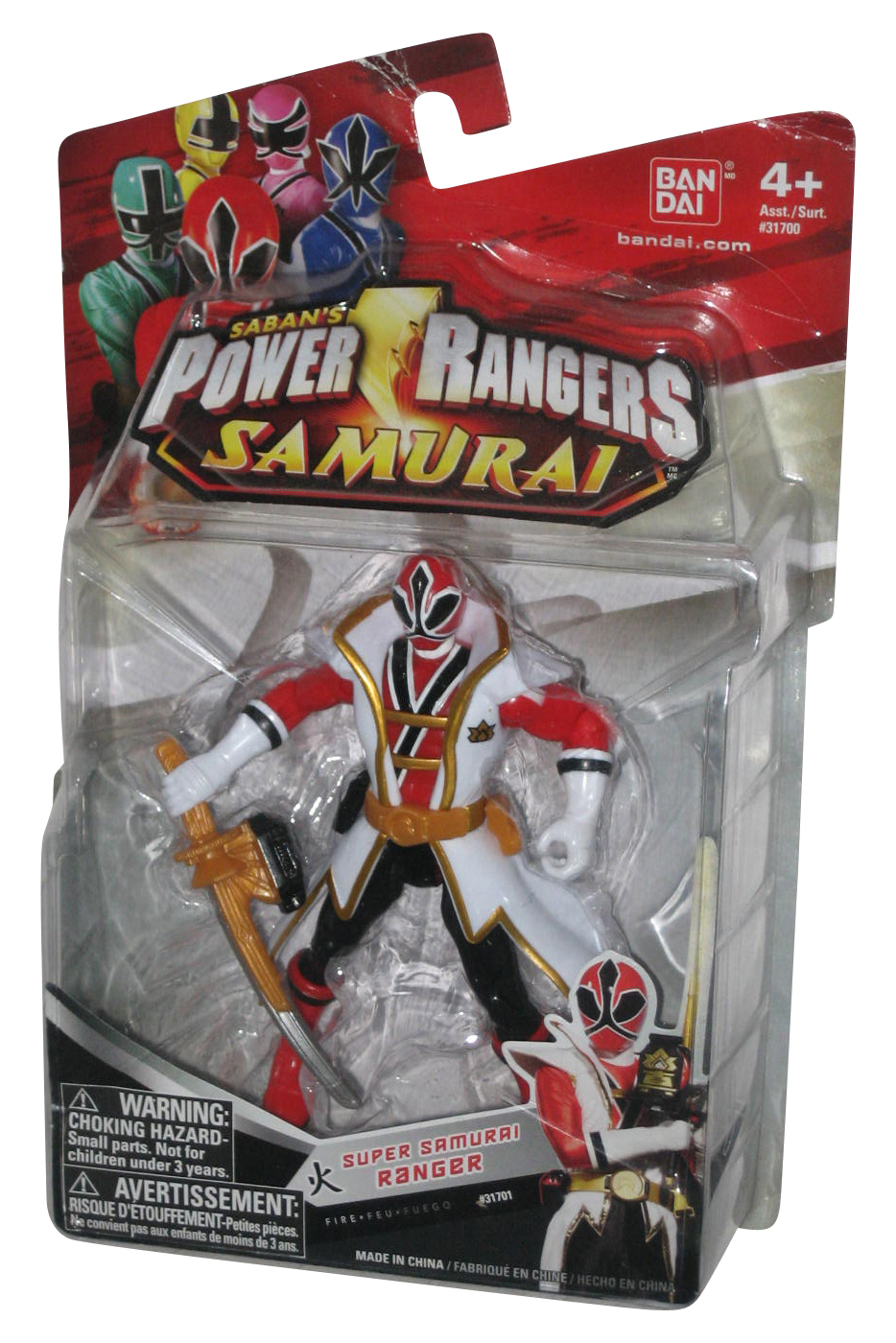 Power Rangers Super Samurai (2011) Bandai Red Fire Action Figure | eBay