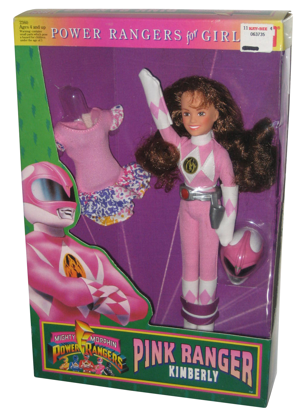 pink power ranger doll