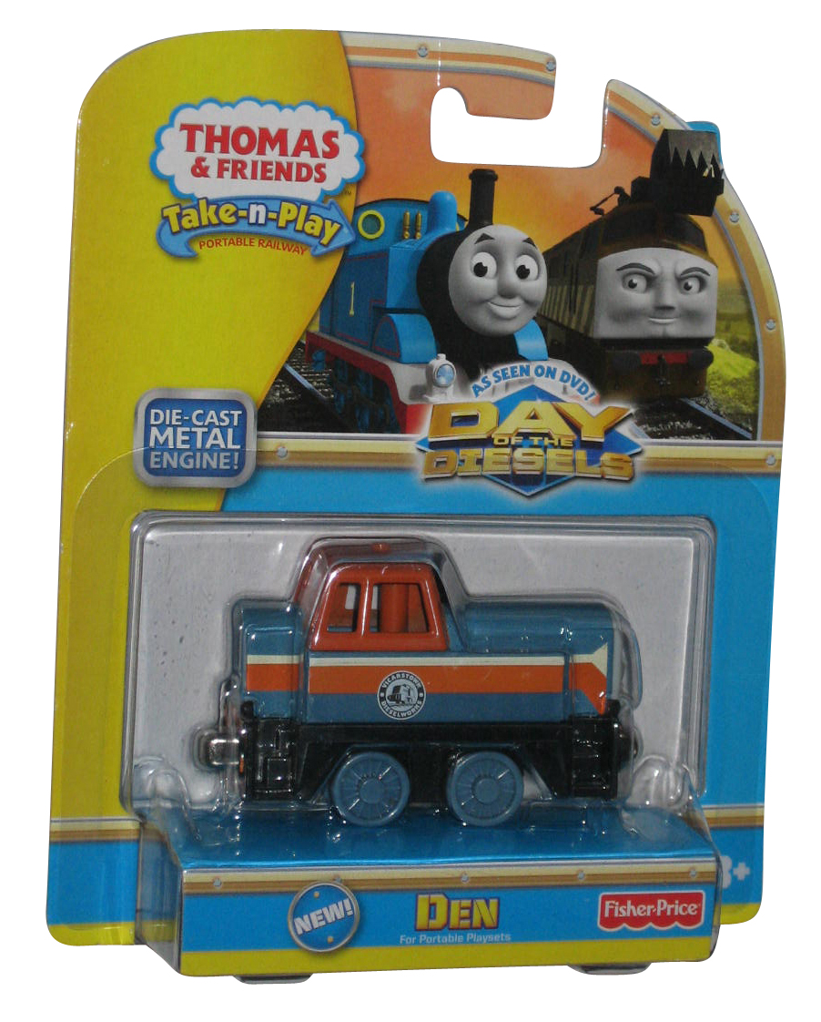 Thomas The Tank Engine Take-N-Play Den Fisher-Price Die-Cast Metal Toy ...