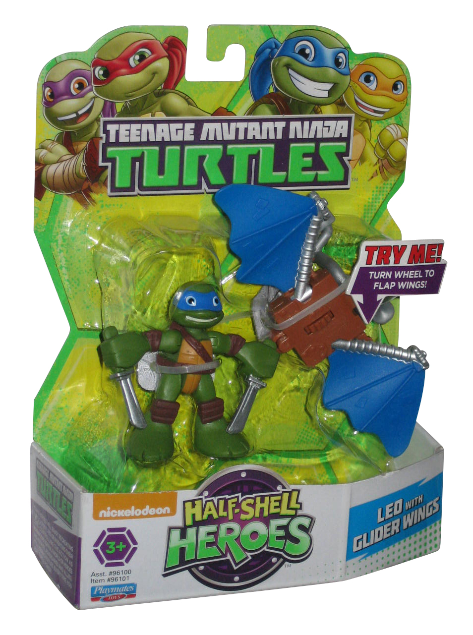 Teenage Mutant Ninja Turtles TMNT Half Shell Heroes Leo Leonardo Figure ...