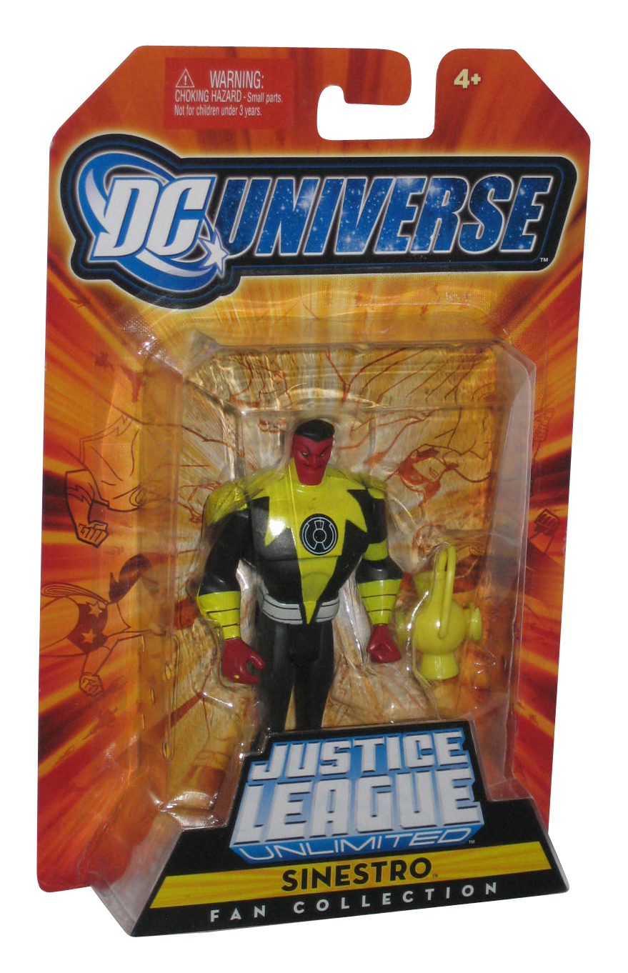 DC Universe Justice League Unlimited Sinestro Fan Collection Mattel ...