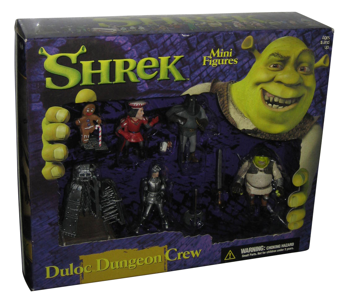 Shrek McFarlane Toys (2001) Duloc Dungeon Crew Mini Figure Toy Playset ...