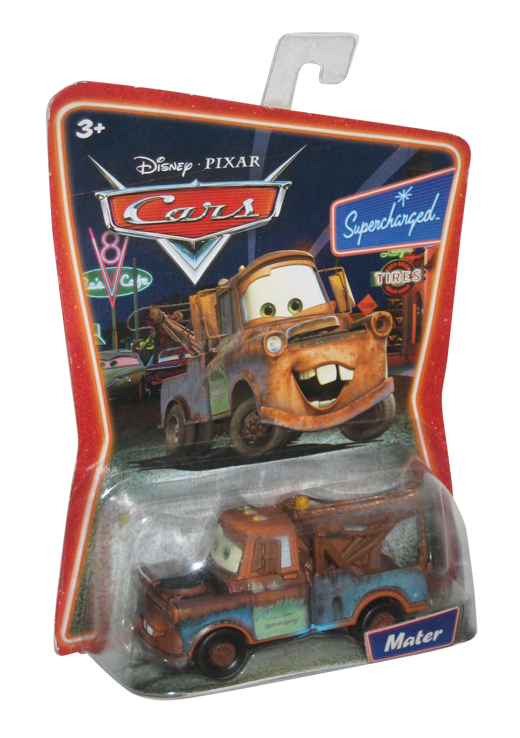 Disney Pixar Cars Mater Supercharged Die-Cast Mattel Toy Car ...