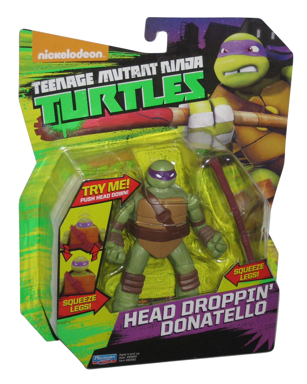 Teenage Mutant Ninja Turtles TMNT (2014) Head Droppin' Donatello Figure ...