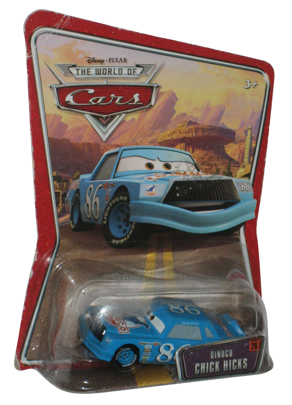 Disney Pixar Cars Movie Dinoco Chick Hicks Die Cast Mattel Toy Car #26 ...