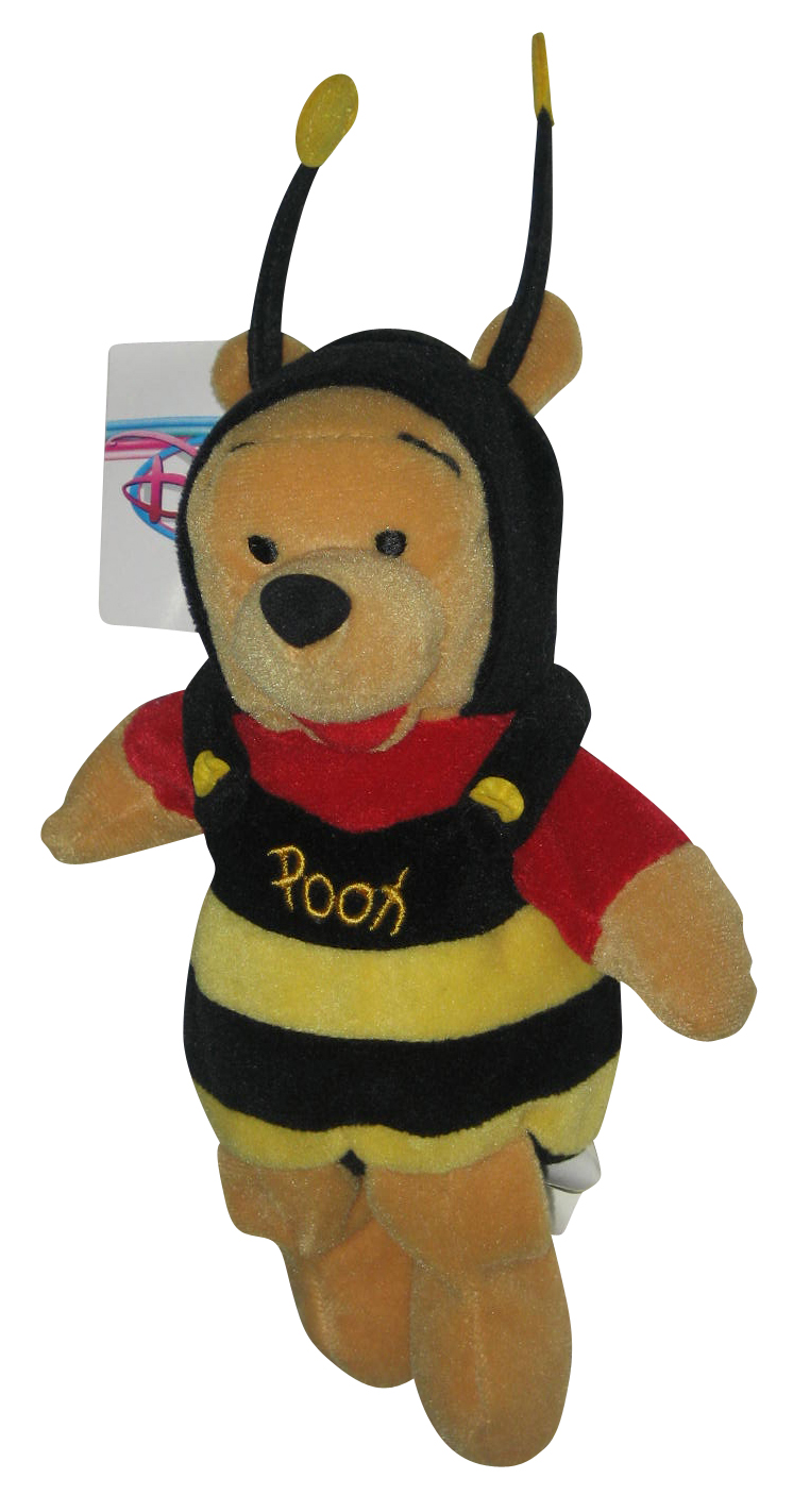 Disney Store Winnie The Pooh Bumble Bee 8" Bean Bag Halloween Plush Toy ...