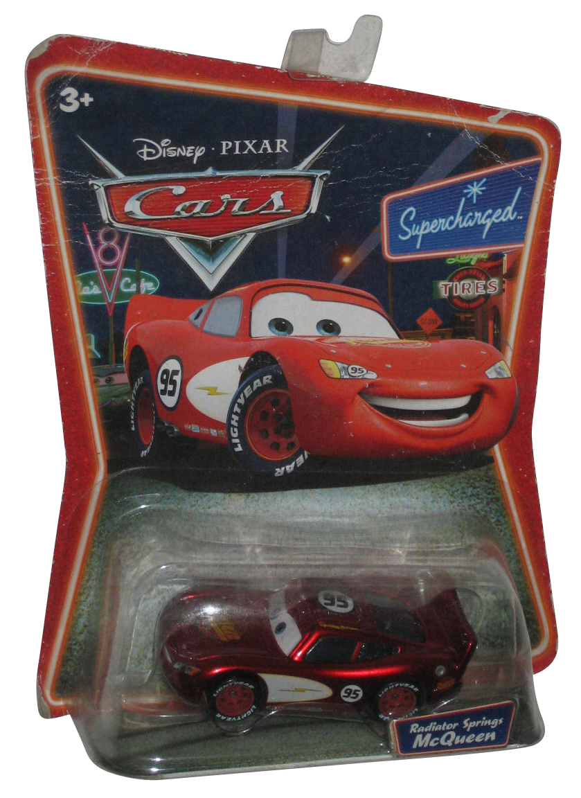 Disney Pixar Cars Lightning McQueen Radiator Springs Metallic Die Cast