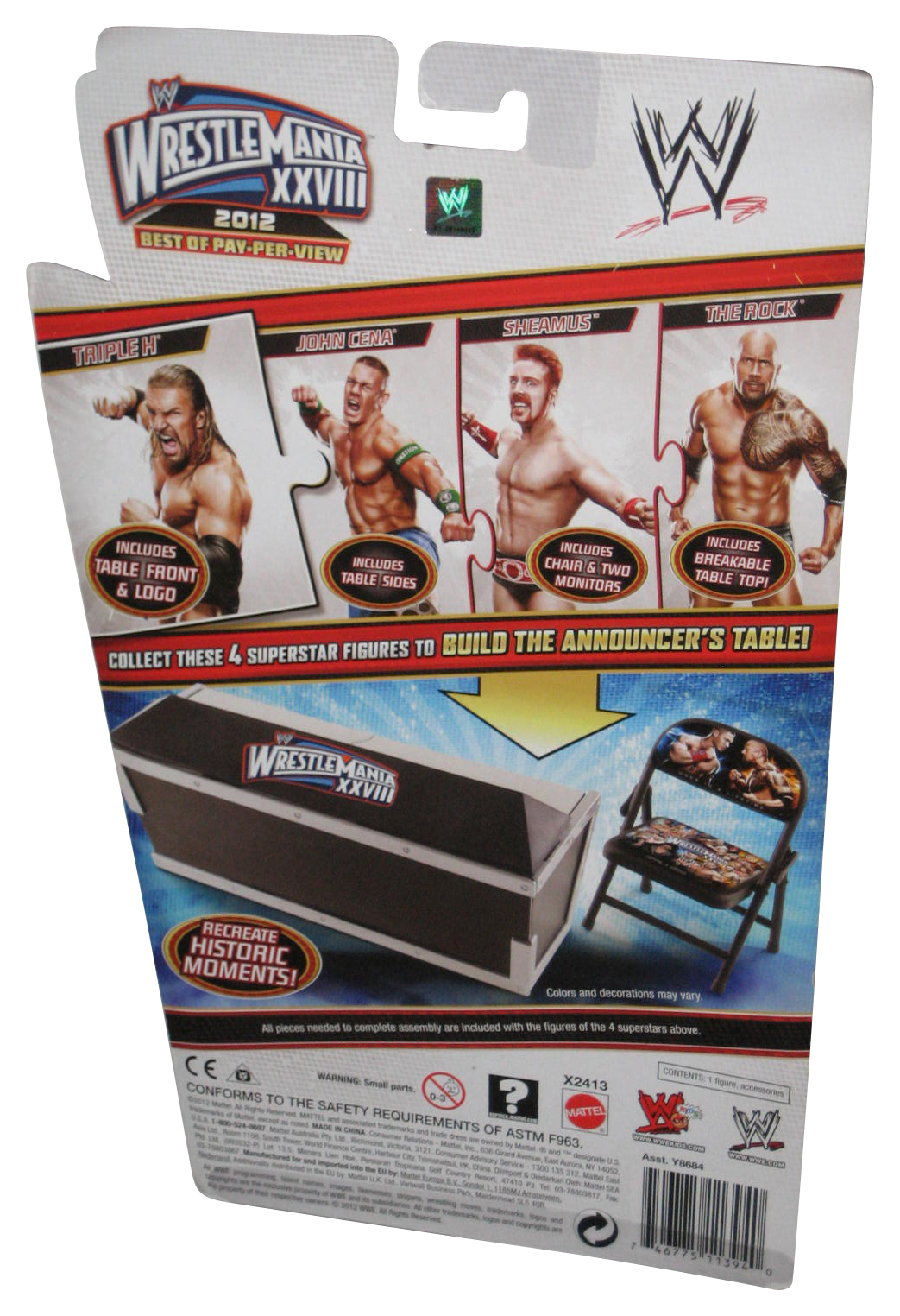 WWE Wrestlemania XXVIII 2012 Best of Pay-Per-View Triple H (2012