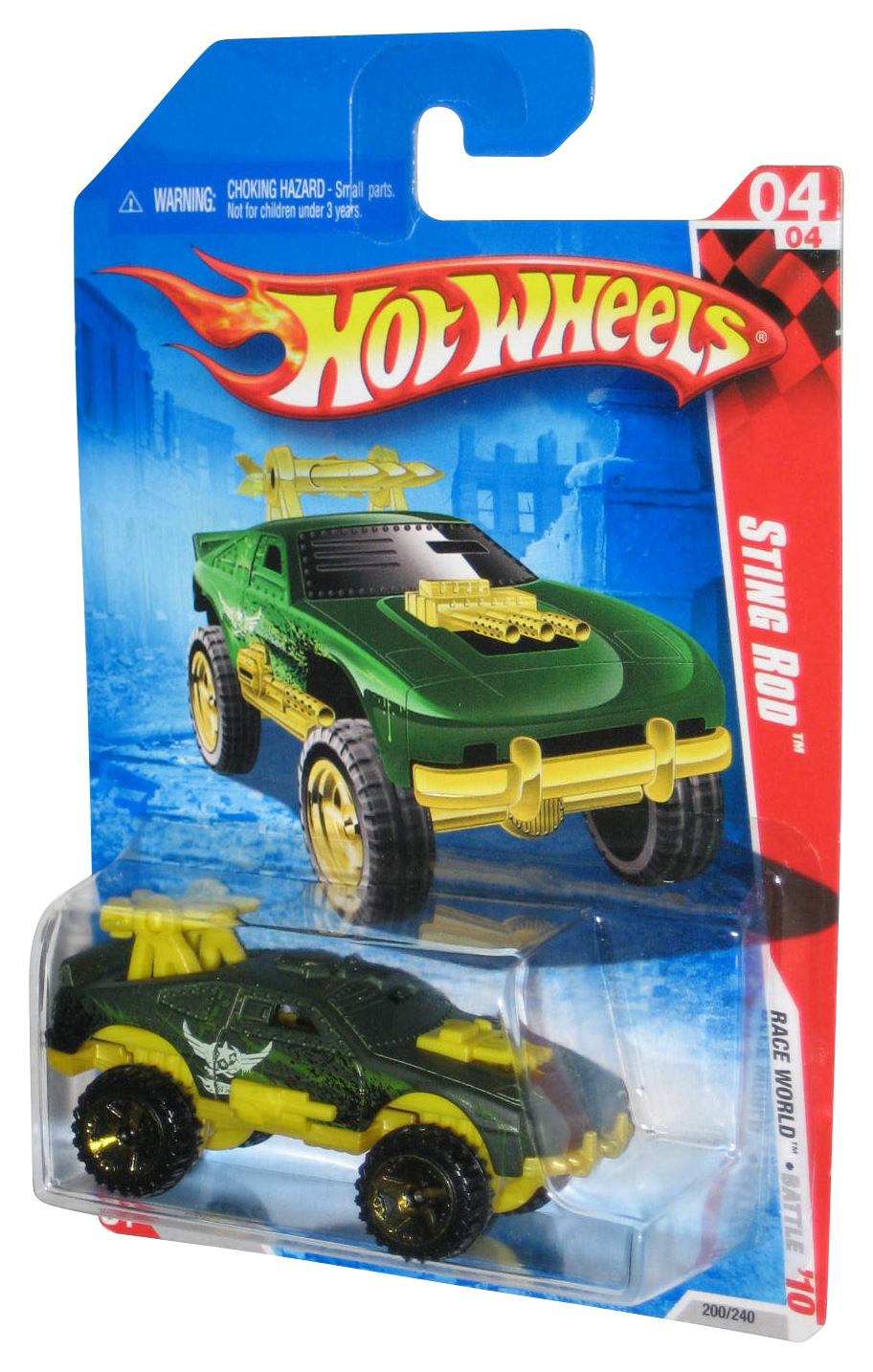 New 2010 Hot Wheels Race World-Battle 3/4 XS-IVE! #O