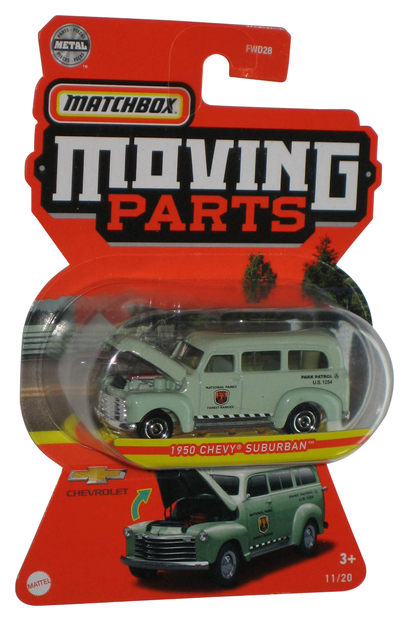 Matchbox Moving Parts (2020) National Parks 1950 Chevy Suburban Spielzeugauto 11/20