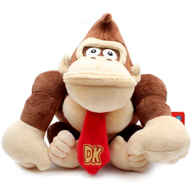 nintendo donkey kong plush