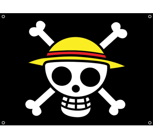 One Piece Luffy Pirata Oficial Anime Bandera Ge 6468 Eur 25 49 Picclick Es