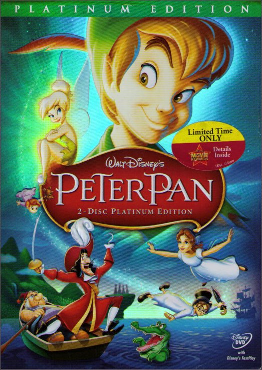 Disney Peter Pan (Two-Disc Platinum Edition) (1953) DVD Box Set