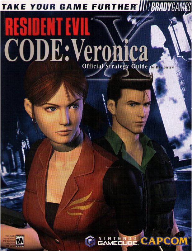 Resident Evil Code Veronica Gamecube Official Strategy Guide Book