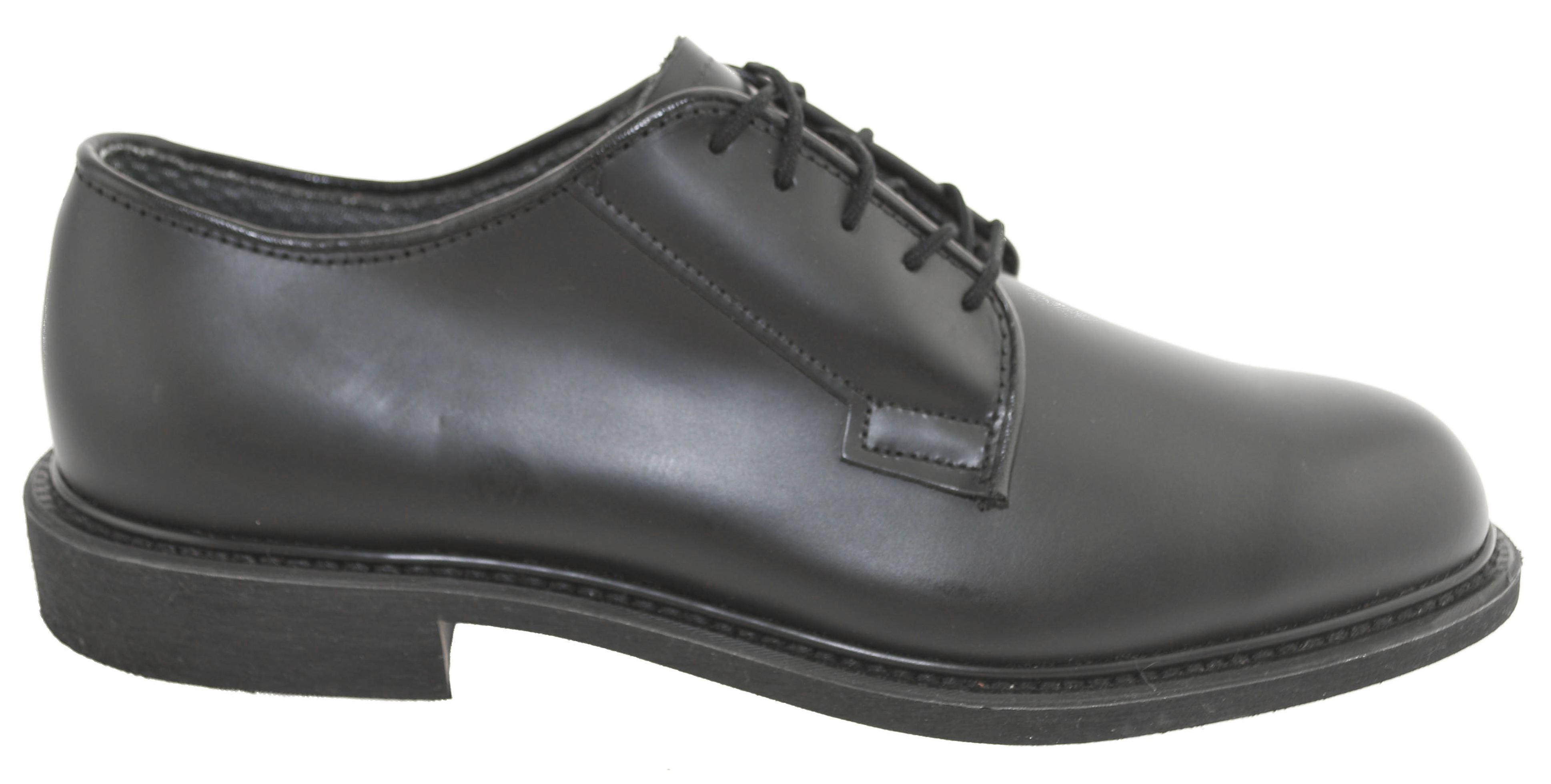 Bates Men's Leather Uniform Oxford Shoes Black 00968