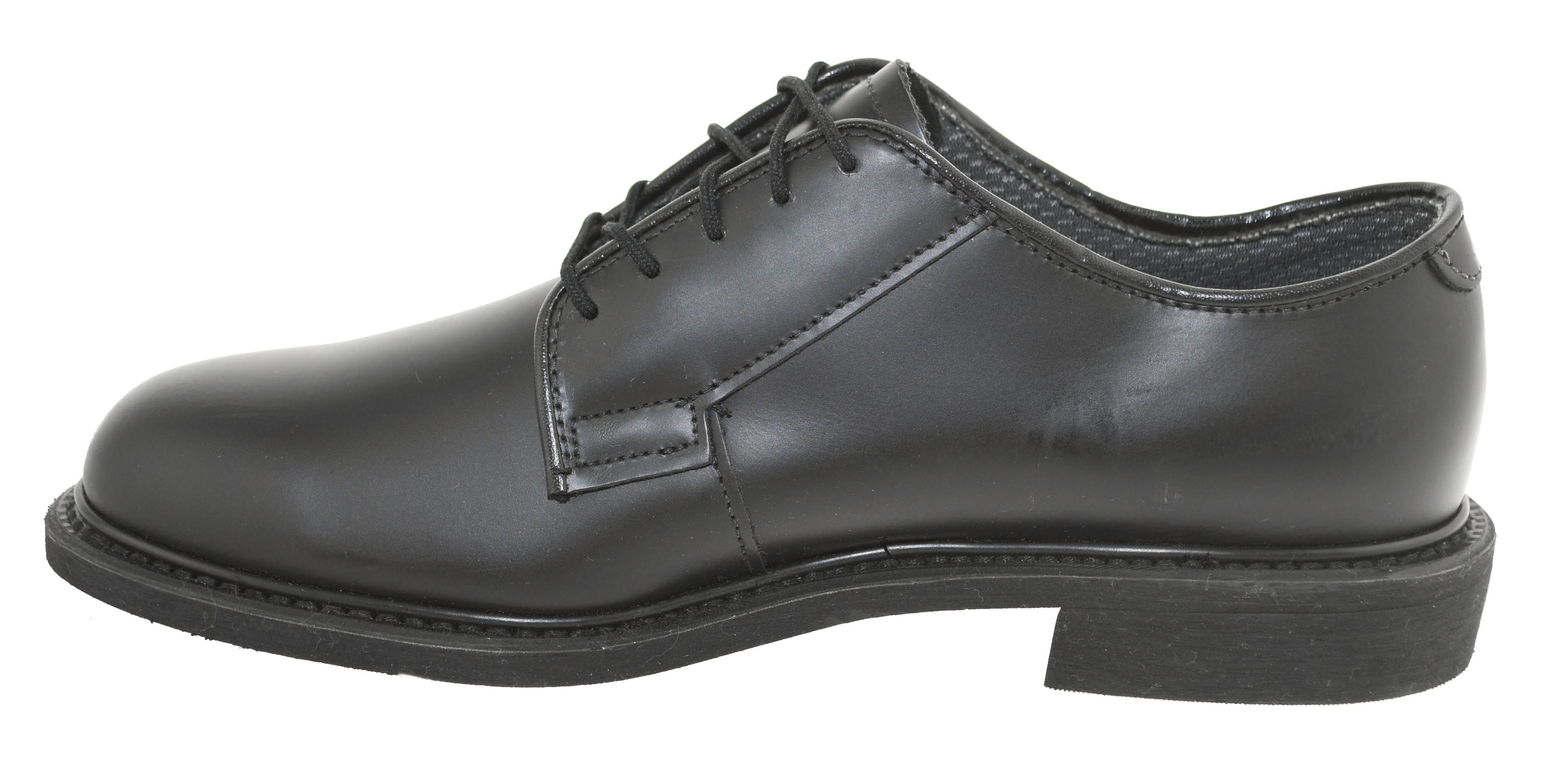 Bates Men's Leather Uniform Oxford Shoes Black 00968