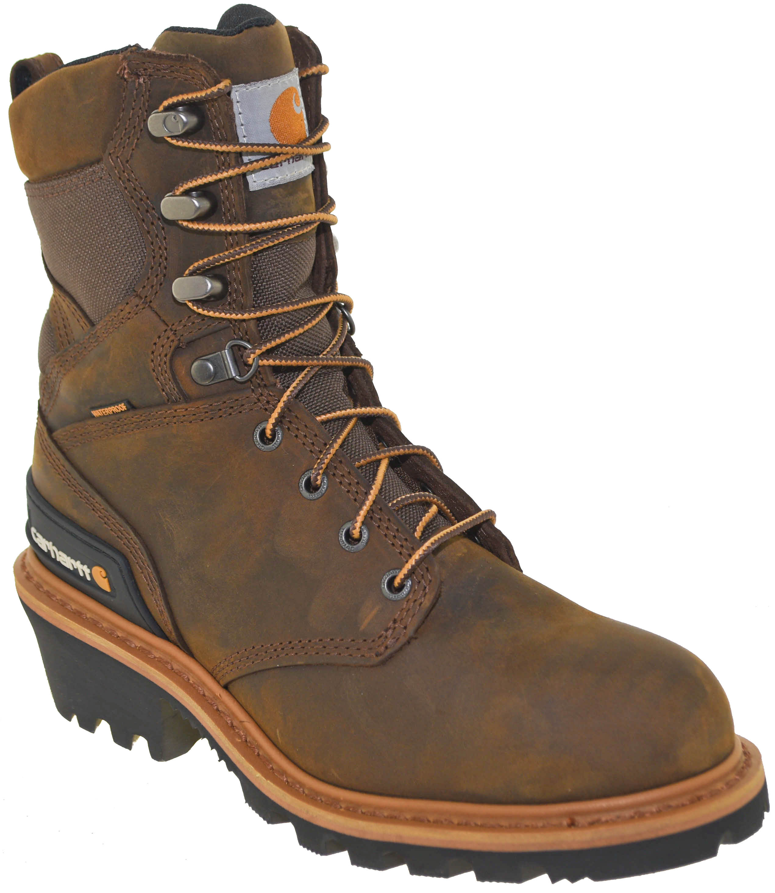 Carhartt Men's Waterproof Insulated Soft Toe Logger Work Boots Style ...