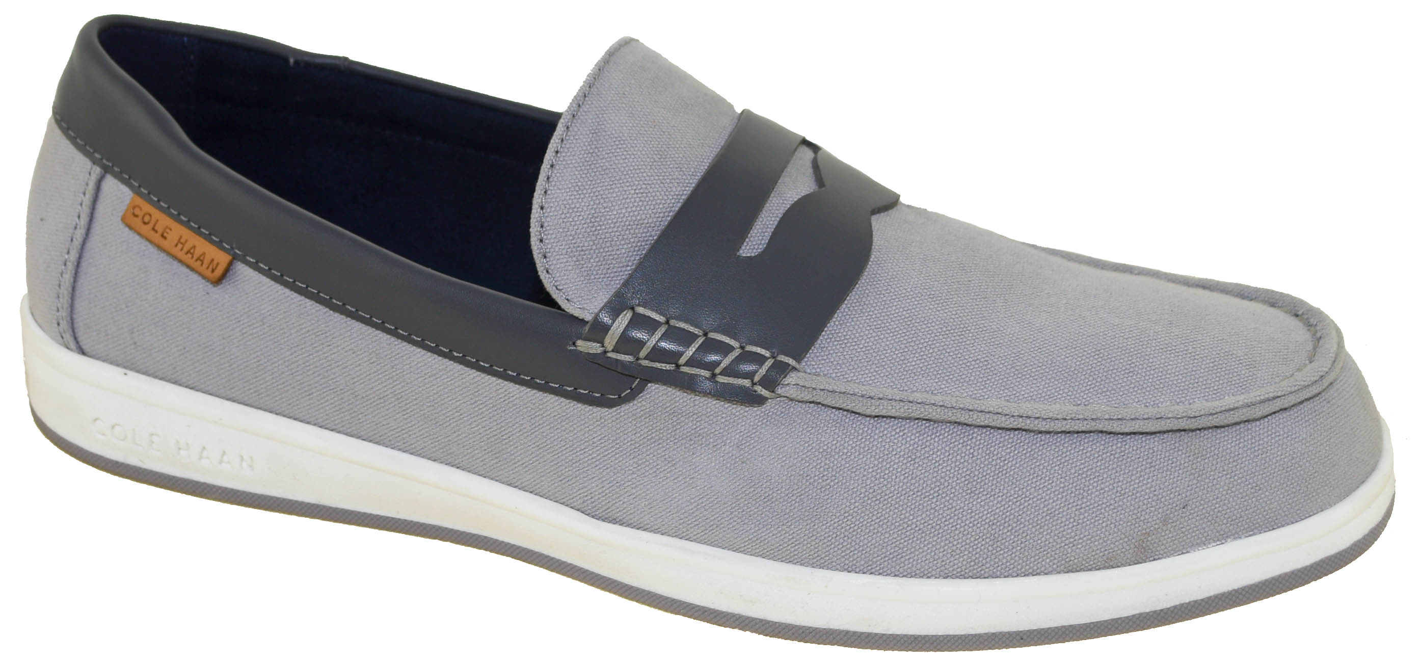 cole haan grey loafers