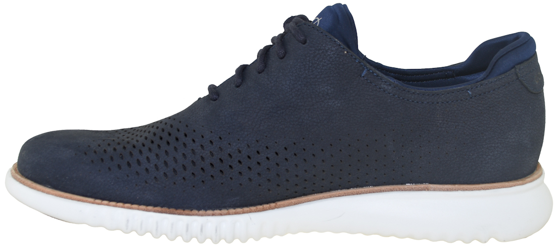 Cole Haan Men's 2.Zerogrand Lined Laser Wingtip Oxford Blue Style