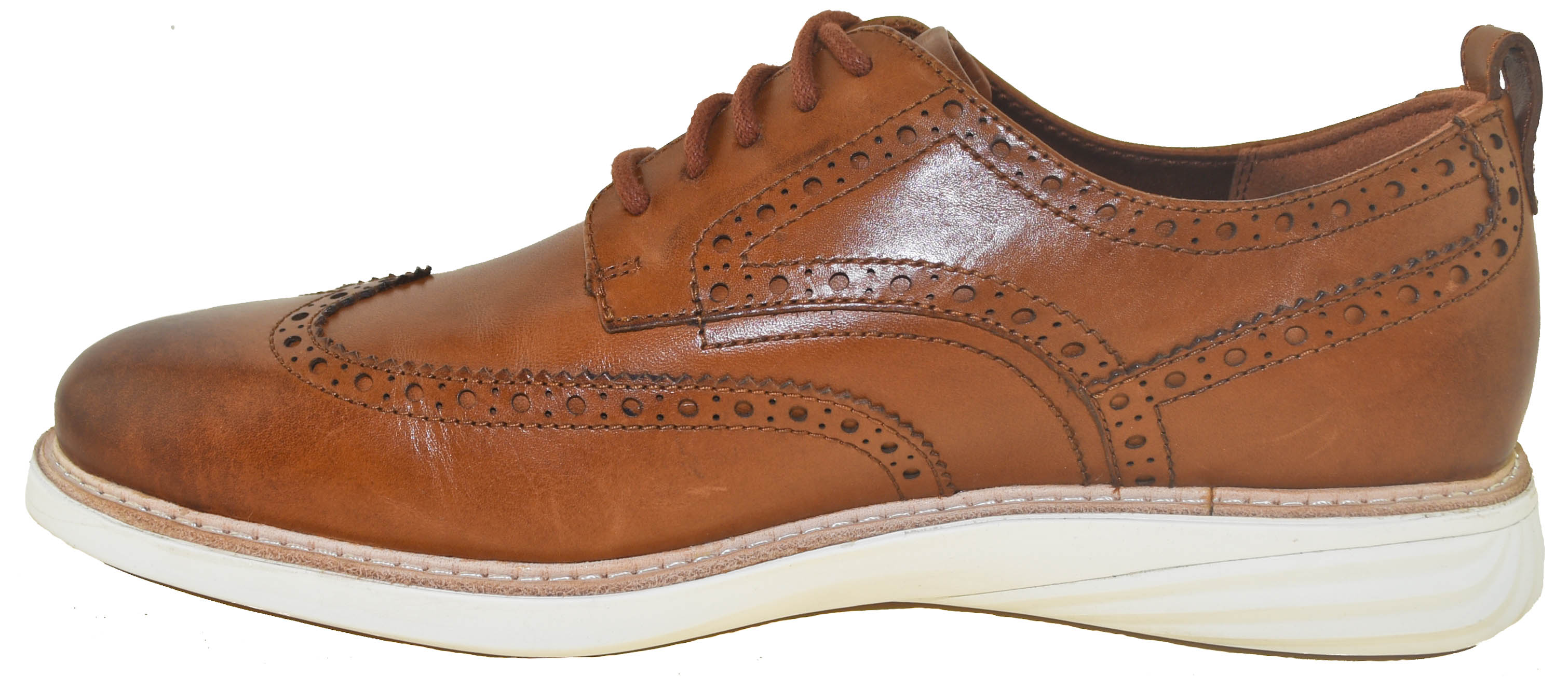 cole haan british tan wingtip