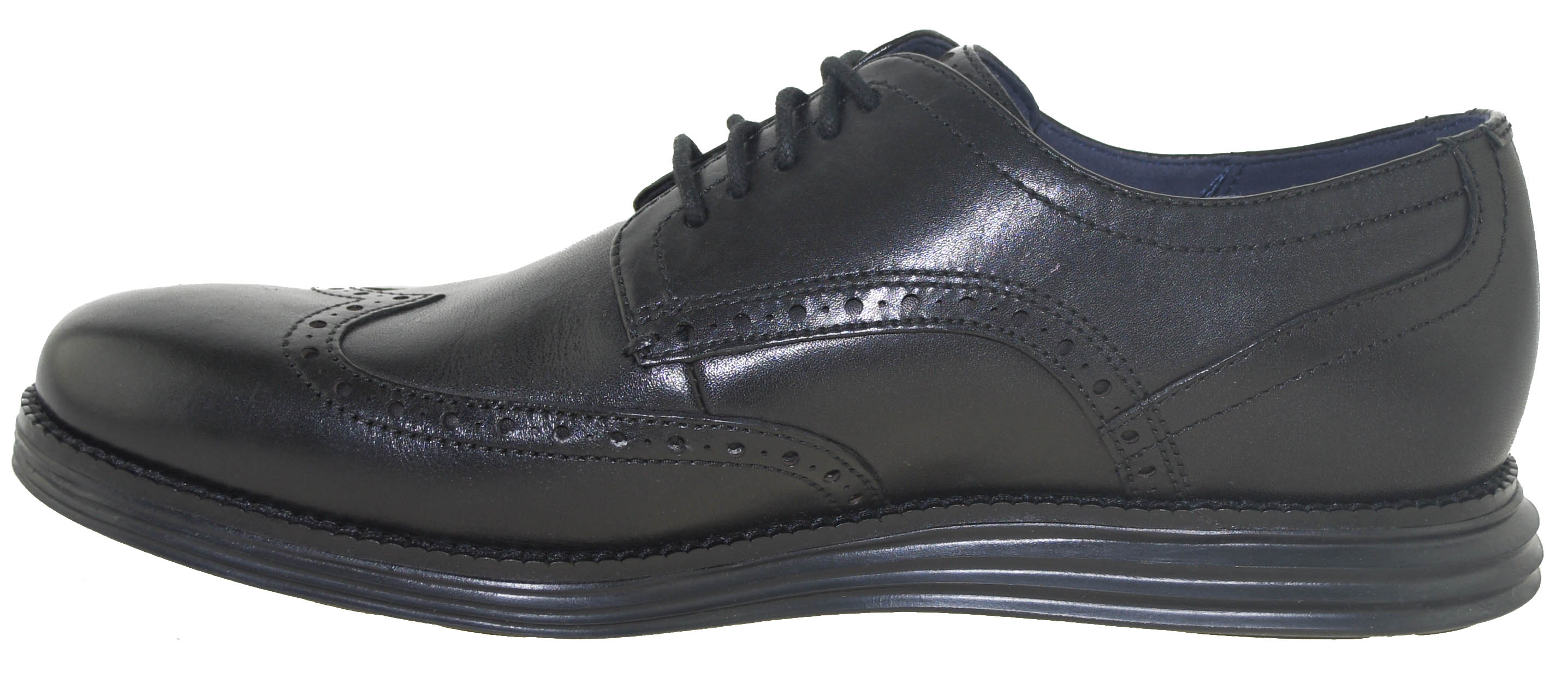 Cole Haan Men's OriginalGrand Wingtip Oxford Black Style C27984 | eBay