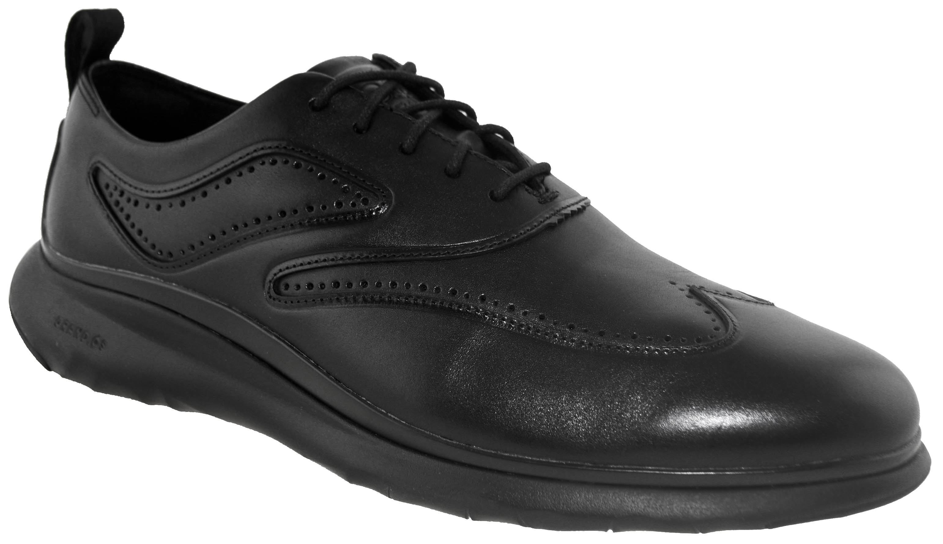 zerogrand wingtip oxford black