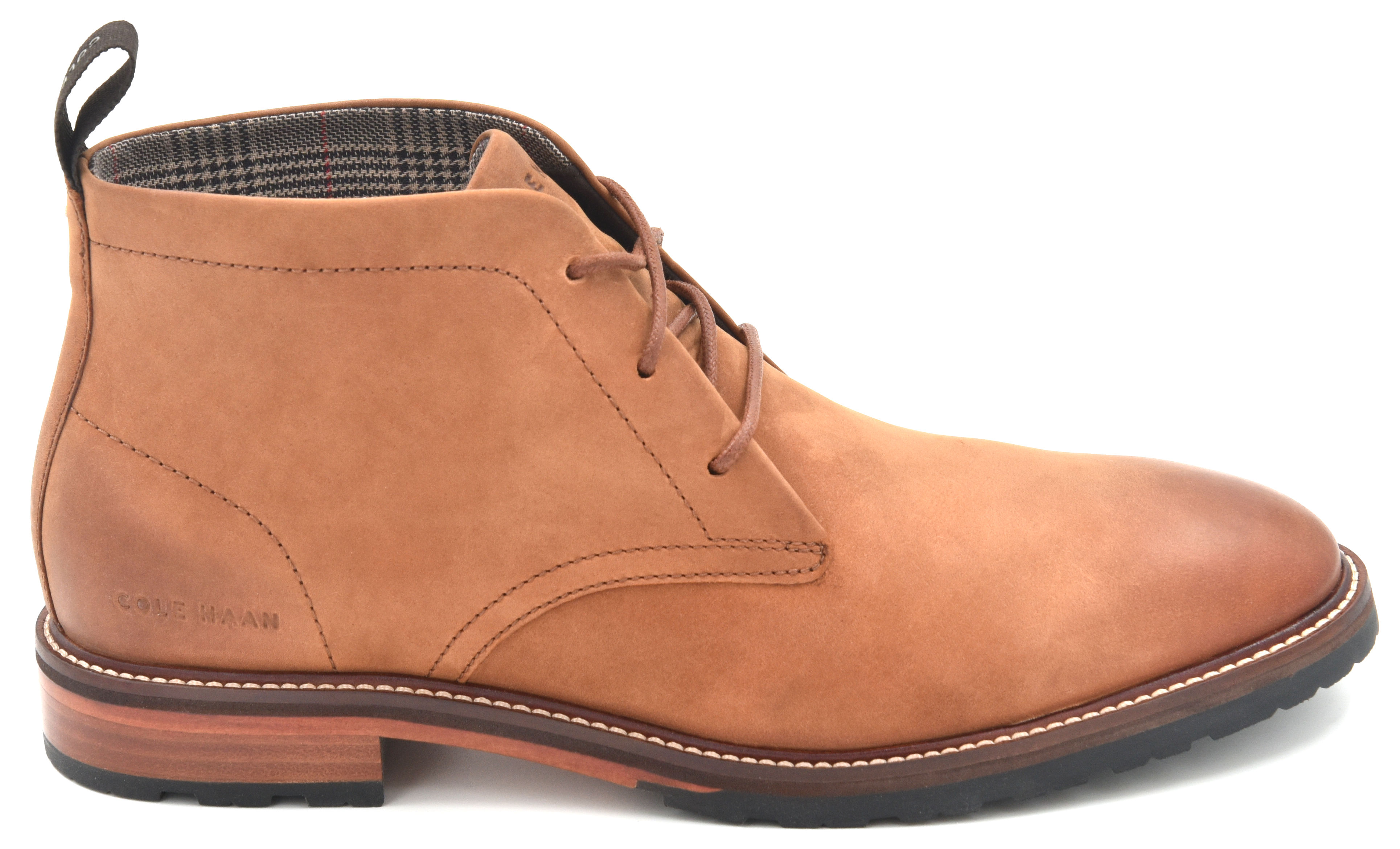 Cole Haan Chukka Boots Mens 10.5 M Brown Leather Lug Sole Casual Ankle Shoes Men main image 4