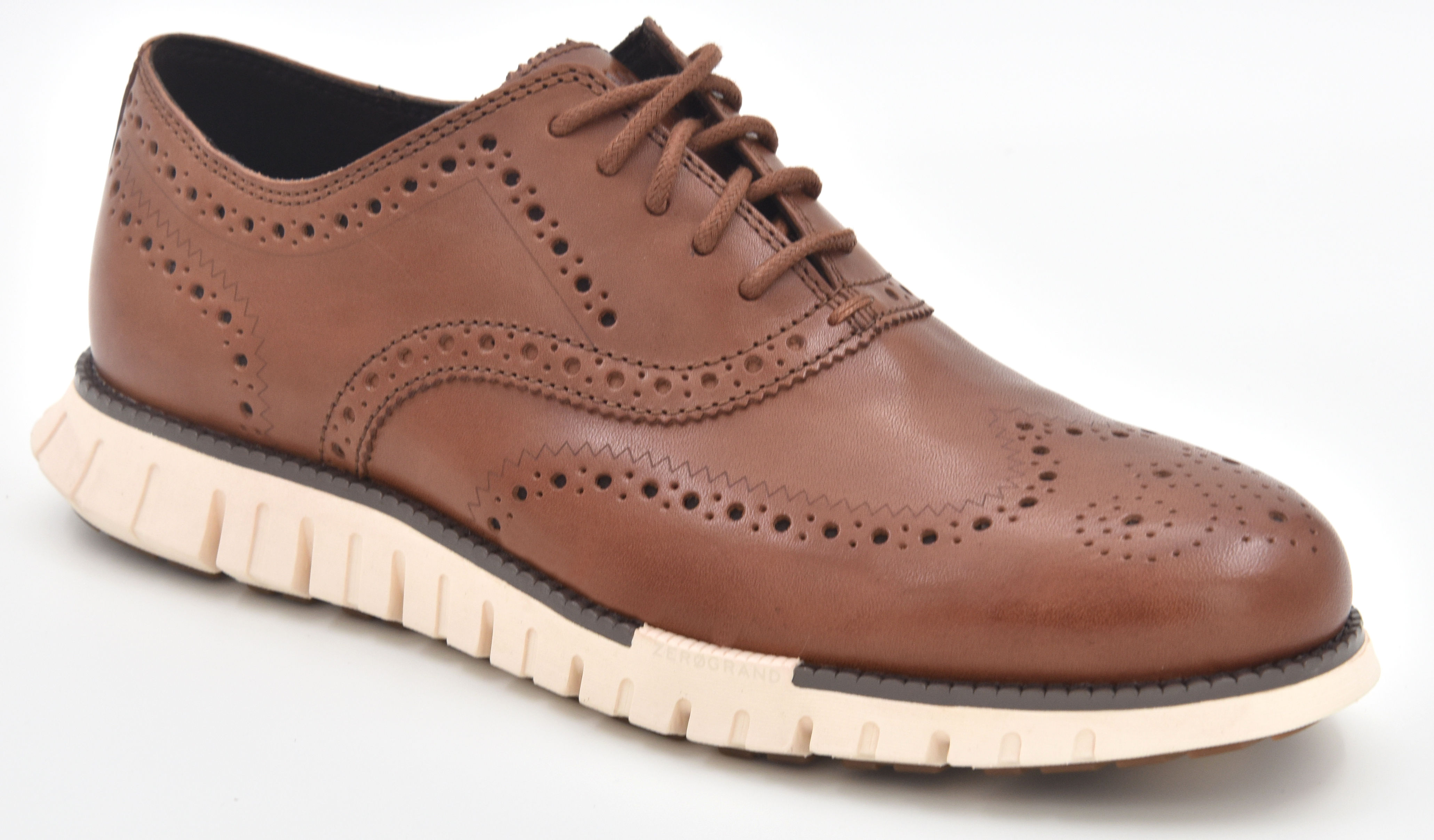 NWOT Cole Haan Brown ZERØGRAND Remastered Wingtip Oxfords Brown Men’s 9M Men main image 4