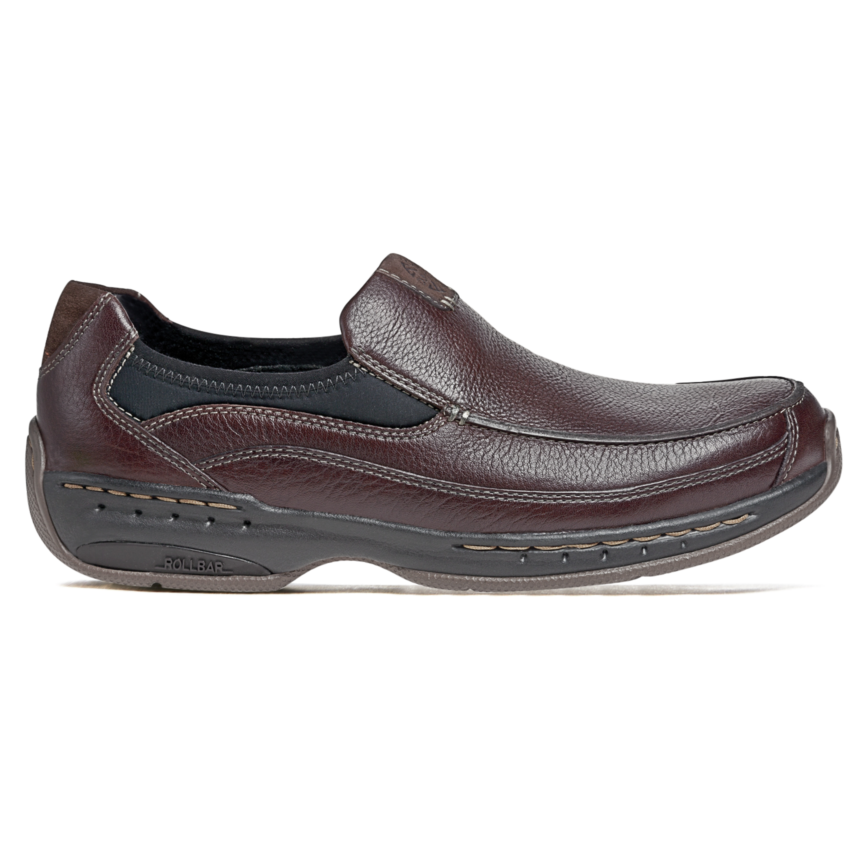 Dunham by New Balance Wade  Men\'s Slip-On Casual Loafers in Brown Sz 13 4E New $139 Dunham Wade Black Slip On Leather Casual Comfort  main image 3