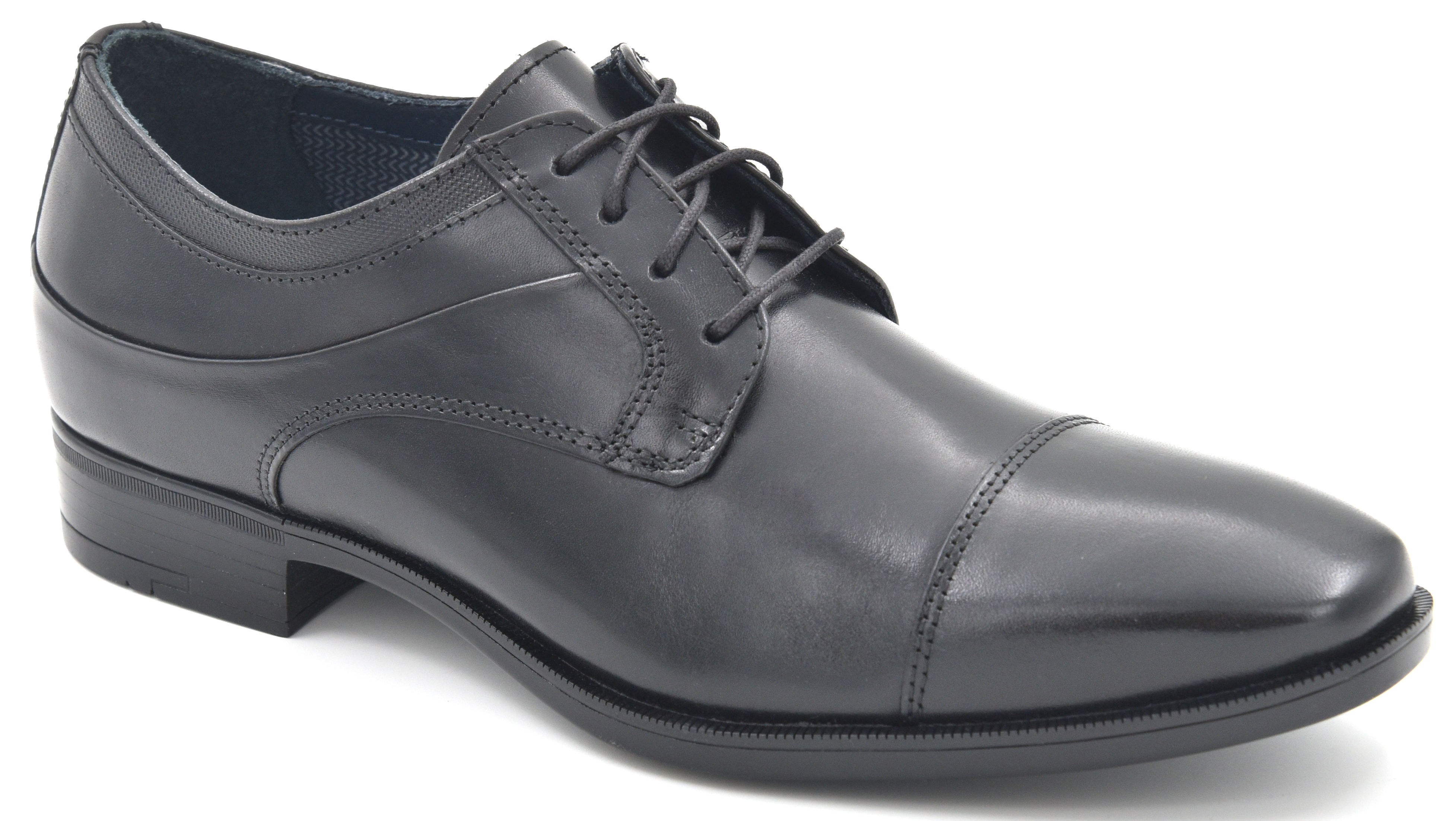 Johnston & Murphy Men\'s Gibbons Cap Toe‎ Oxfords 15-8665 9.5 D Johnston & Murphy Gibbons Cap Toe Shoes - Mens Large Sizes  main image 3