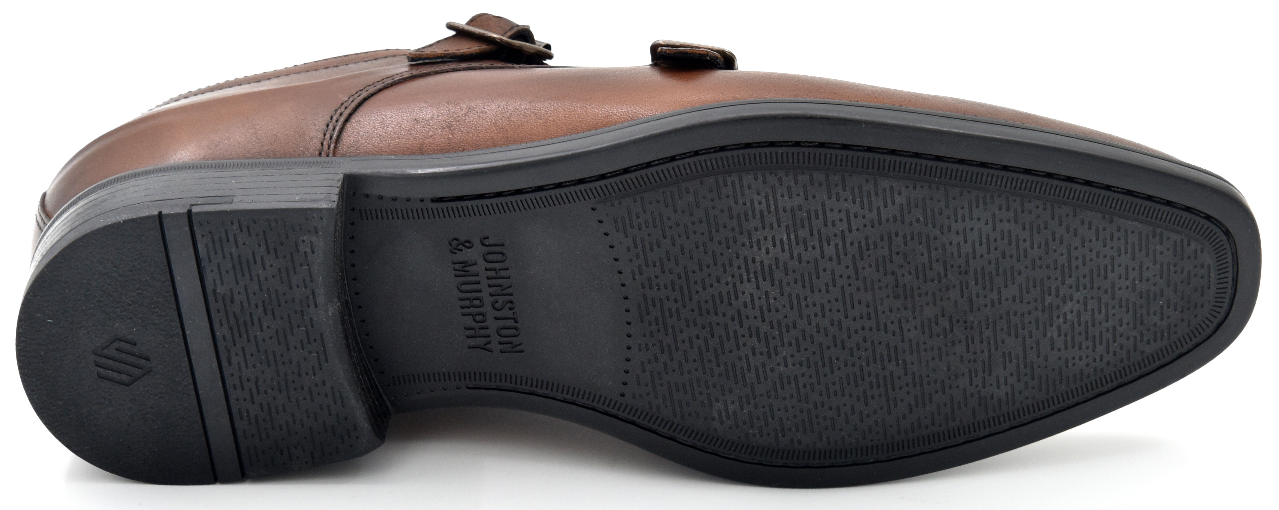 Johnston & Murphy Brown Leather Double Monk Strap Oxfords Men main image 3