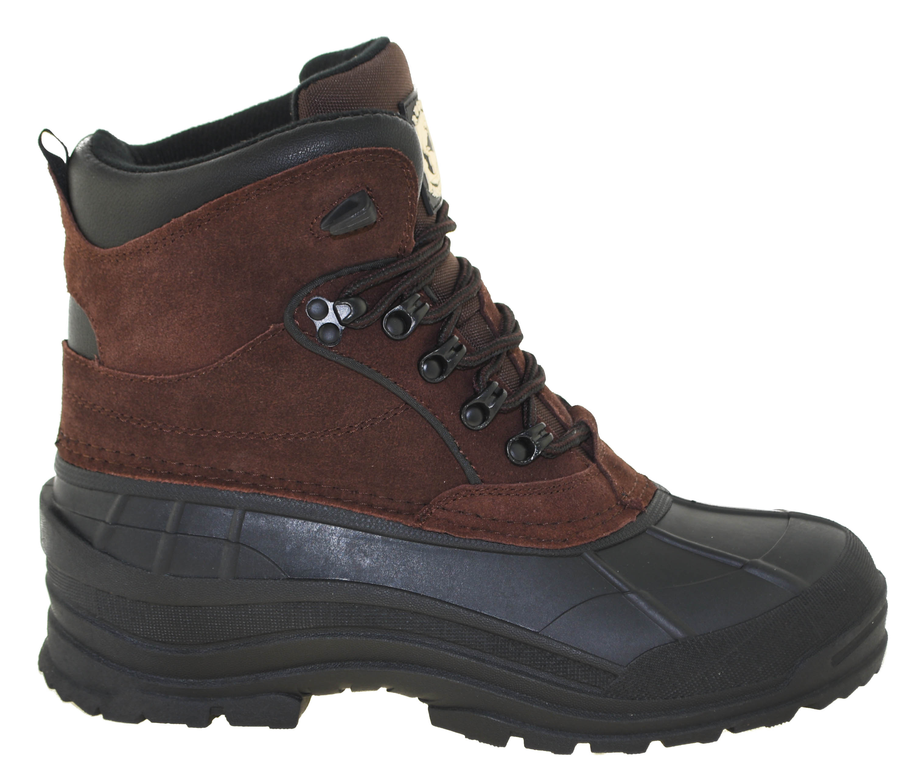 Rugged Exposure Men's Mammoth II Waterproof Winter Boots Dark Brown | eBay