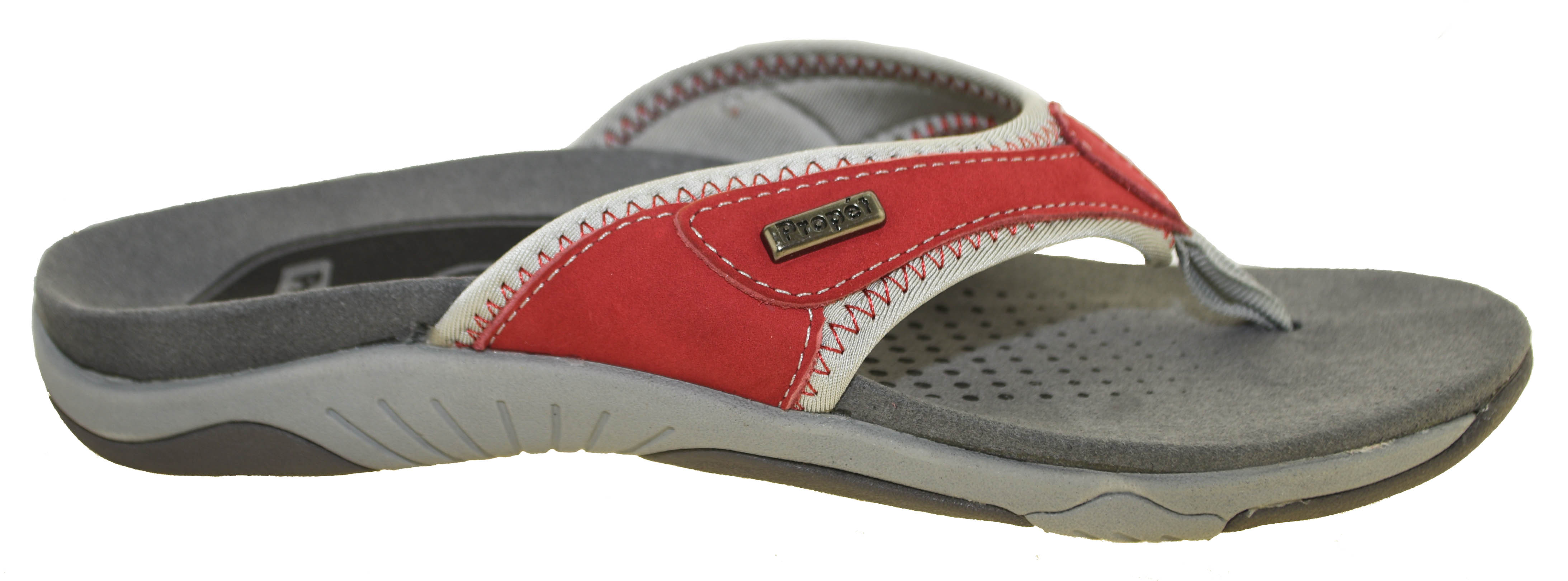Hartley Sandal Red/Silver Style W0600 