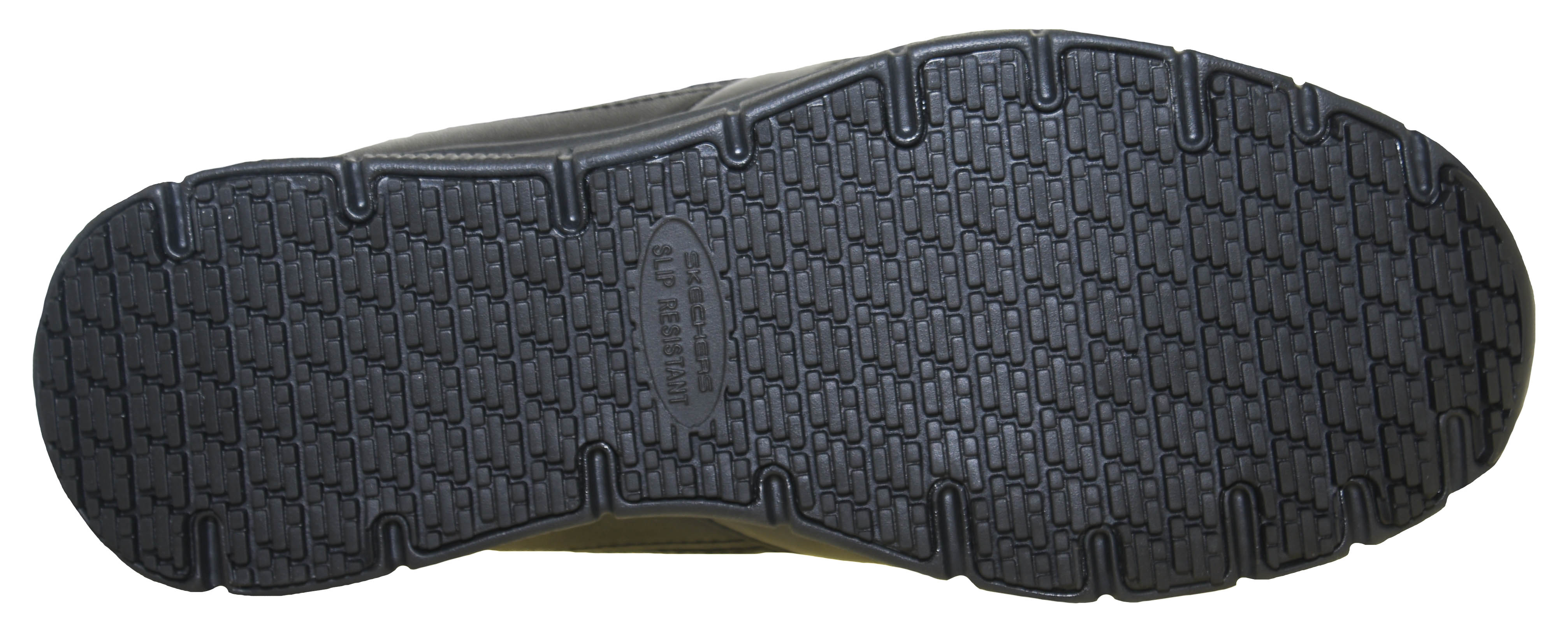Skechers Men's Nampa Slip-Resistant Soft Toe Work Shoe 77156 BLK