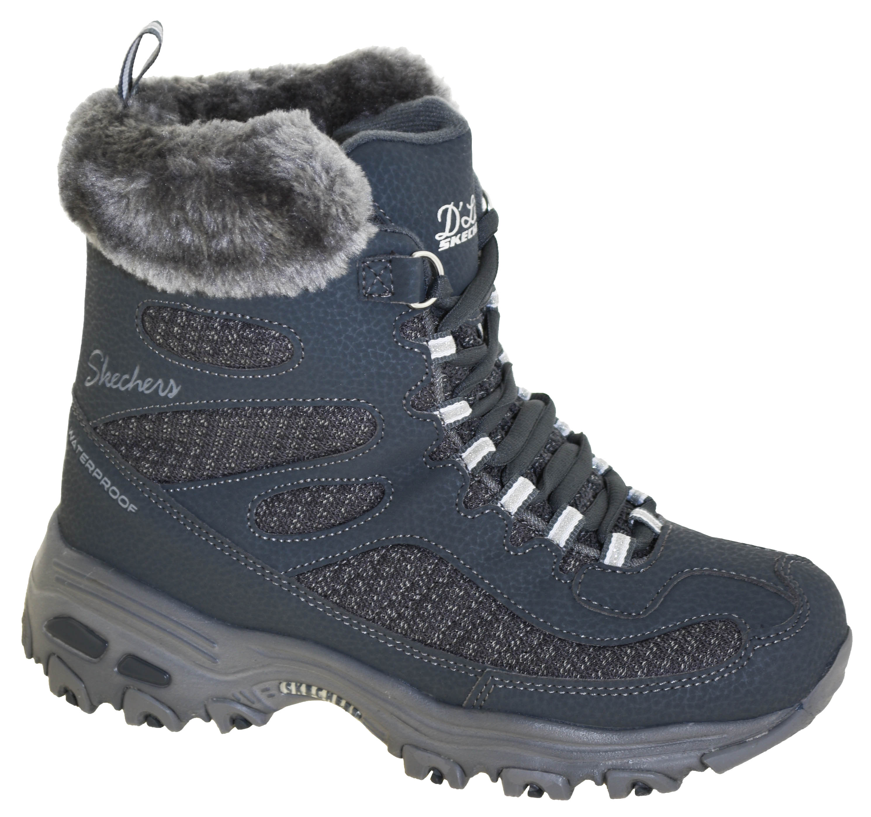 Skechers Women's D'Lites-Snow Plaza Winter Boots Style 48634 CCL | eBay