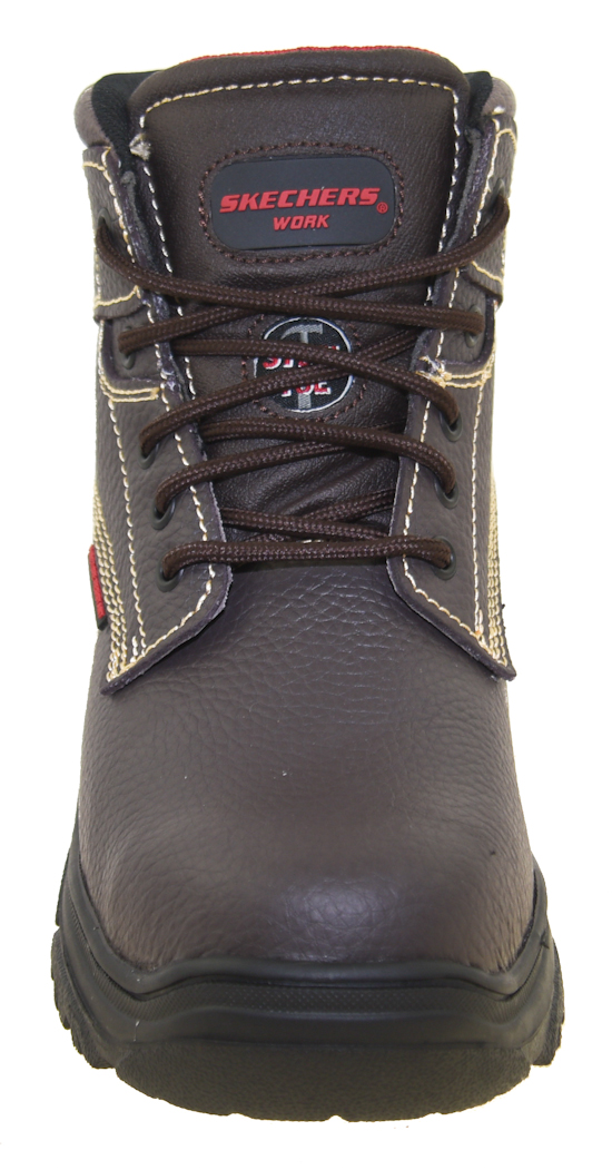 Skechers Men's Burgin-Tarlac Industrial Boot Chocolate 9 M US SKECHERS MEN\u0027S BURGIN TARLAC COMP TOE COMFORT | Mercari