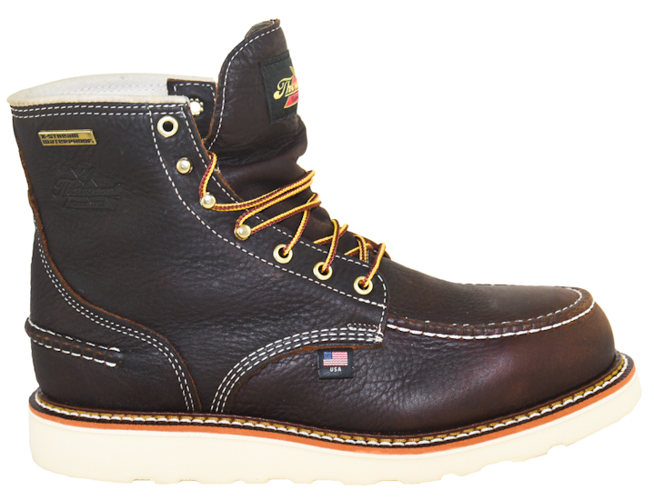 thorogood moc toe work boots
