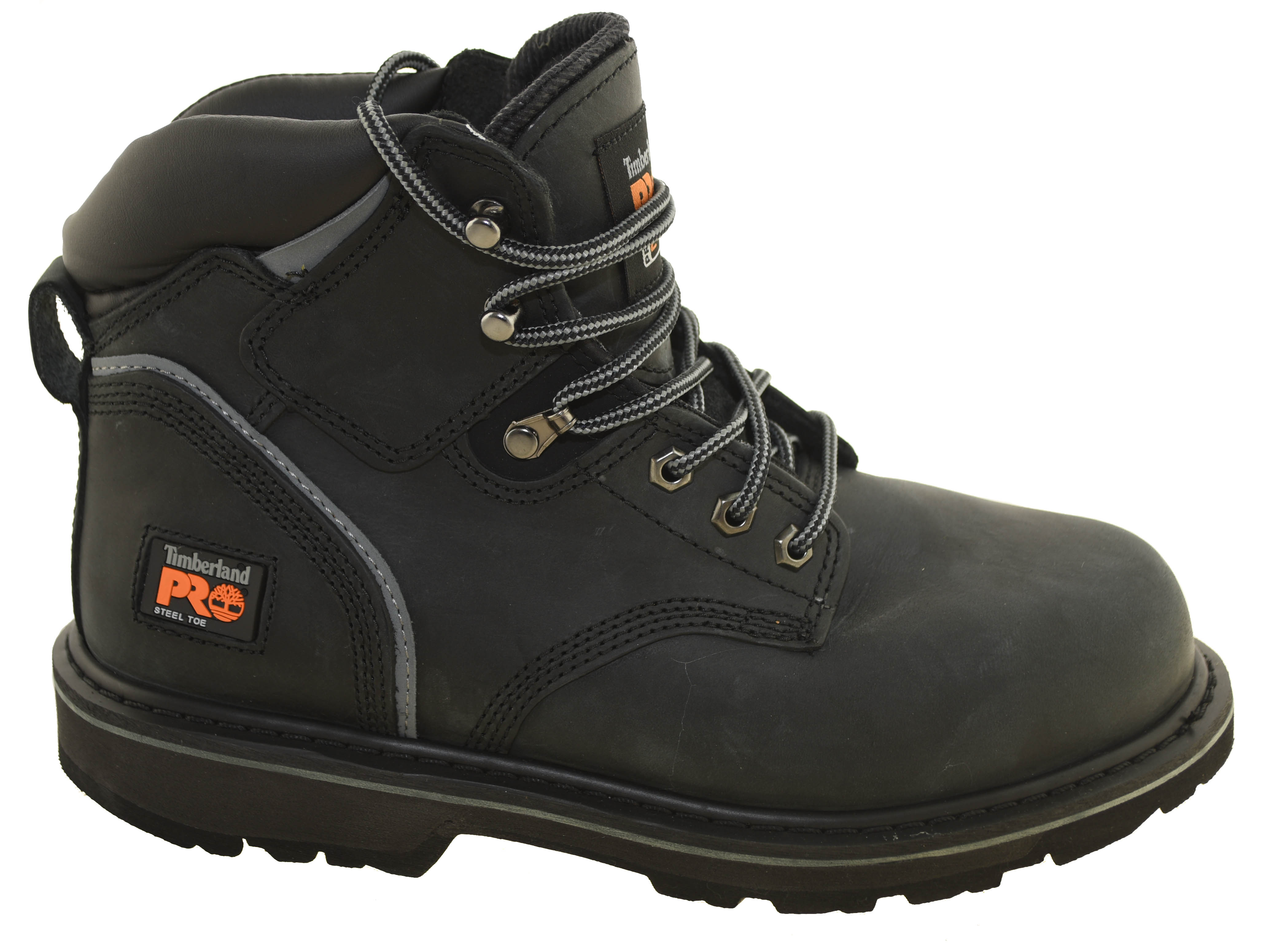 Timberland Pro Men's Pit Boss Steel Toe Work Boots 33032 Black | eBay